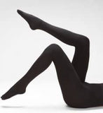 Silky Black Fleece Tights 200 Denier 3 Pack -FREE UK DELIVERY - Holywood Superstore