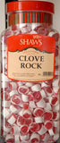WJ Shaw Clove Rock Old Style Sweet Jar - Holywood Superstore