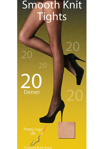 Pretty Legs Smooth Knit Tights 2 Pair Pack - Free UK Delivery - Holywood Superstore