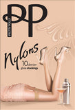 Pretty Polly Nylon Gloss Stockings - 2 Pair Pack- Free UK Delivery - Holywood Superstore
